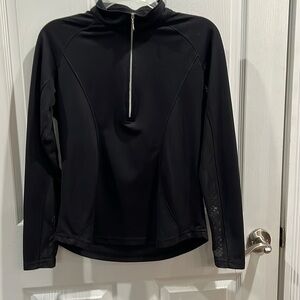 Women’s Black Golf 3/4 zip pullover